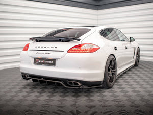 Central Rear Splitter (Vertical Bars) Porsche Panamera Turbo 970 - Wayside Performance 