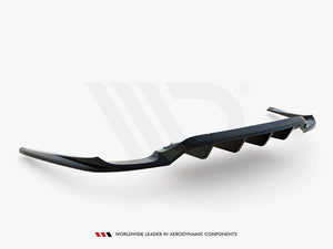 Central Rear Splitter (Vertical Bars) Porsche Panamera Turbo 970 - Wayside Performance 