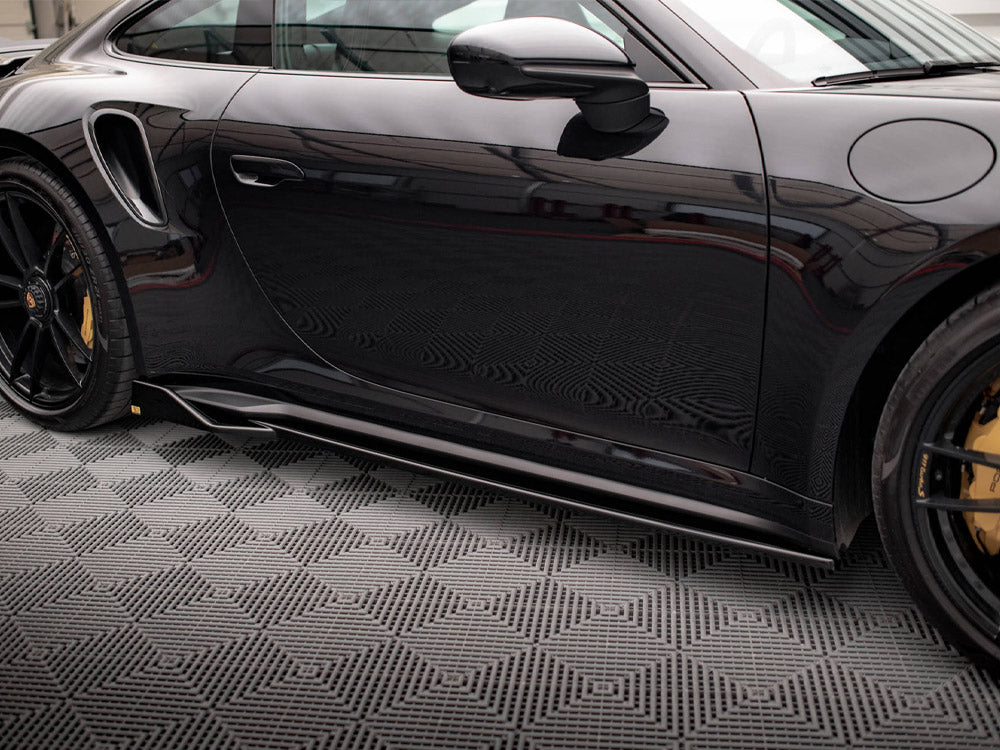 Side Skirts Diffusers Porsche 911 Turbo S 992 - Wayside Performance 