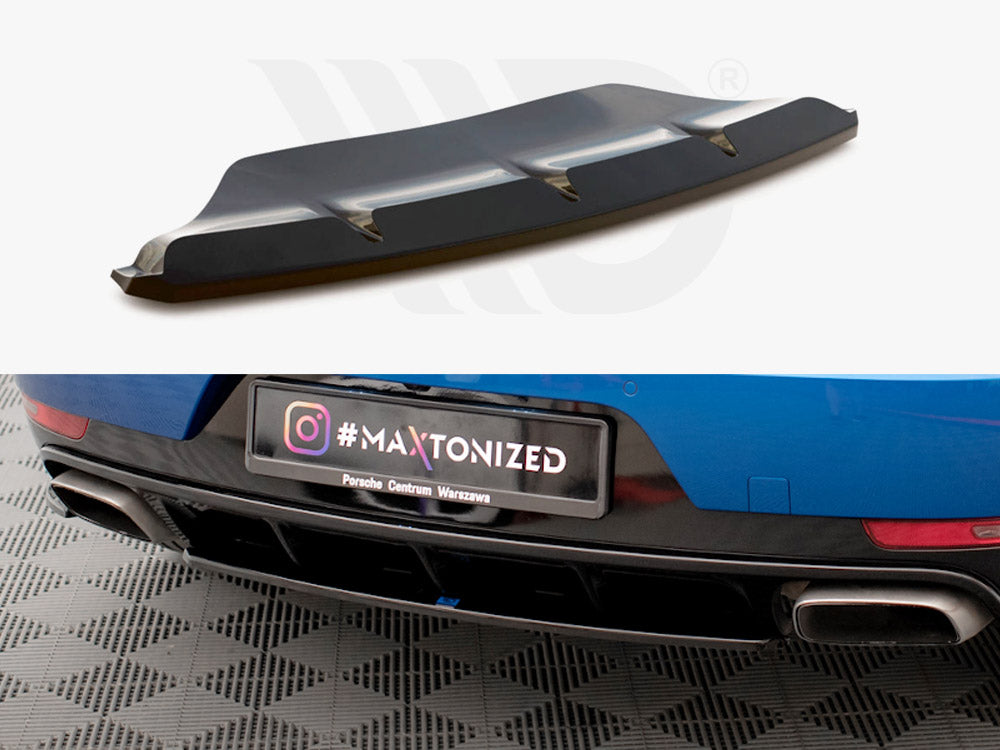 Central Rear Splitter Porsche Macan Mk1 - Wayside Performance 