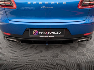 Central Rear Splitter Porsche Macan Mk1 - Wayside Performance 
