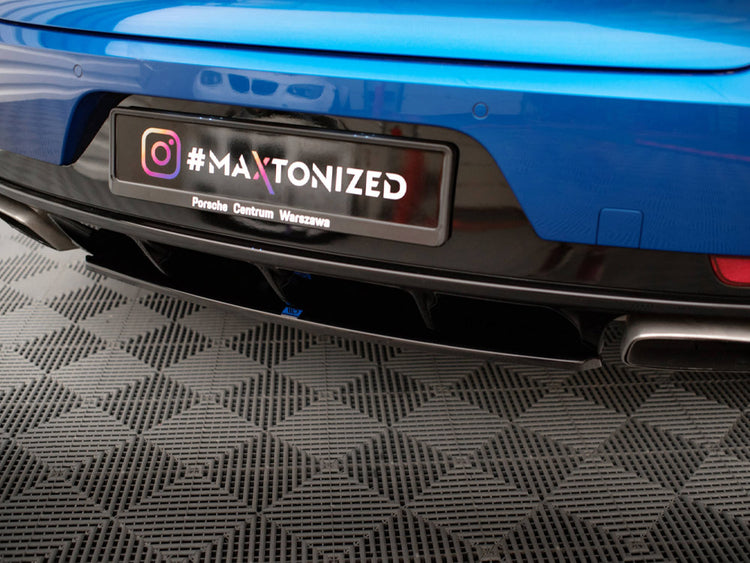 Central Rear Splitter Porsche Macan Mk1 - Wayside Performance 