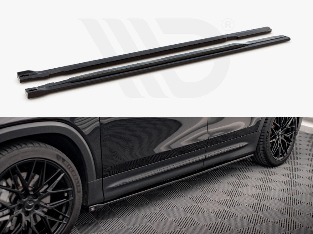 Side Skirts Diffusers Mercedes AMG GLB 35 X247 - Wayside Performance 