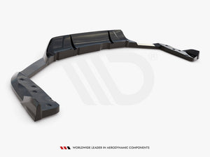 Central Rear Splitter (Vertical Bars) BMW X6 M F96 - Wayside Performance 