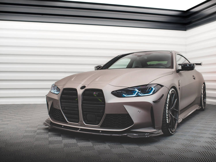 Maxton Design Carbon Fiber Front Splitter V.2 Bmw M4 G82 - Wayside Performance 