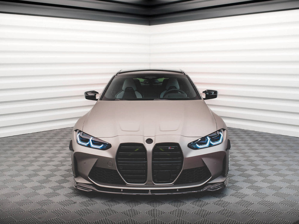 Maxton Design Carbon Fiber Front Splitter V.2 Bmw M4 G82 - Wayside Performance 
