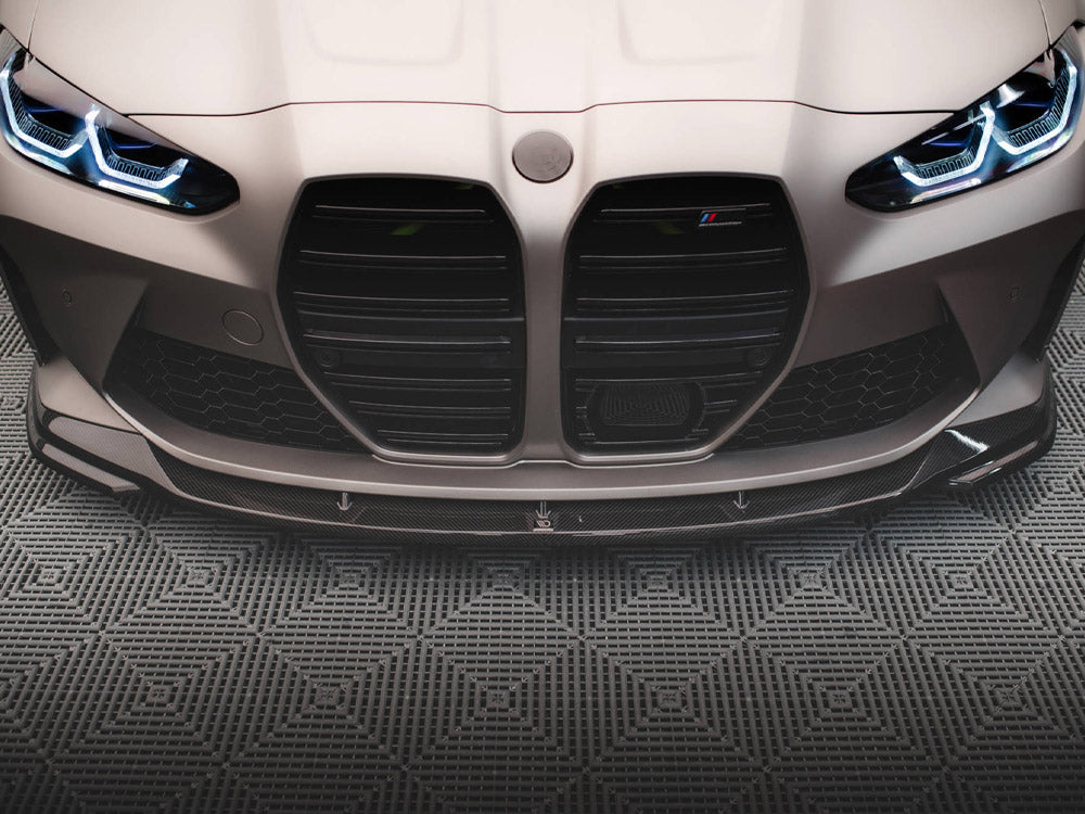 Maxton Design Carbon Fiber Front Splitter V.2 Bmw M4 G82 - Wayside Performance 