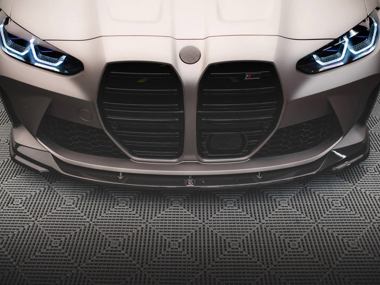 Maxton Design Carbon Fiber Front Splitter V.2 Bmw M4 G82 - Wayside Performance 