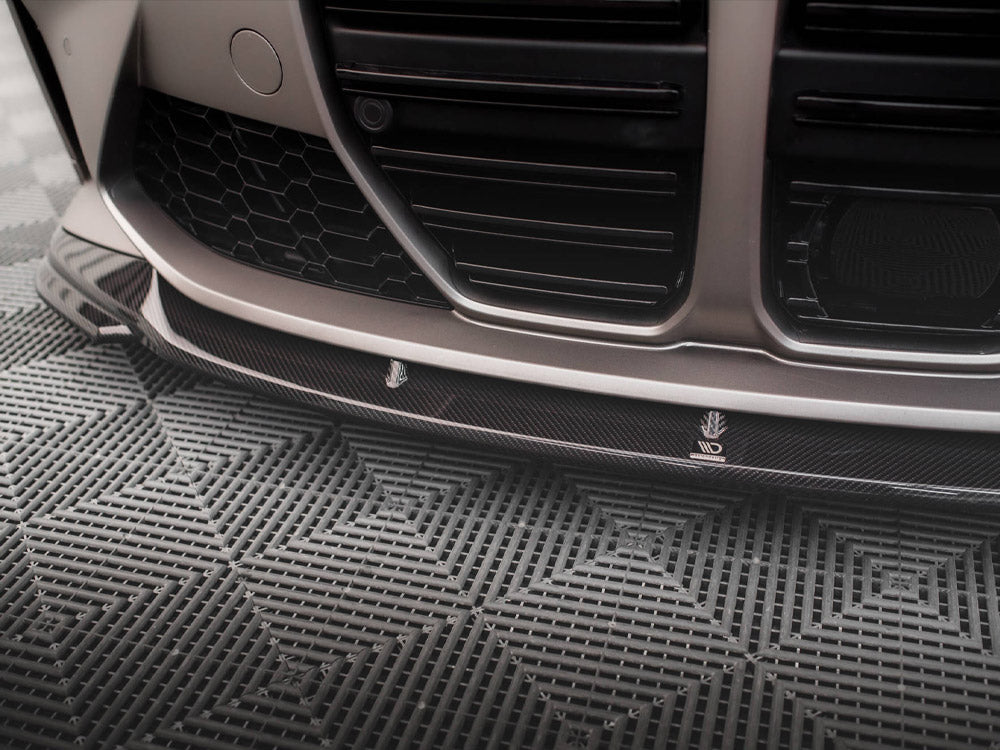 Maxton Design Carbon Fiber Front Splitter V.2 Bmw M4 G82 - Wayside Performance 