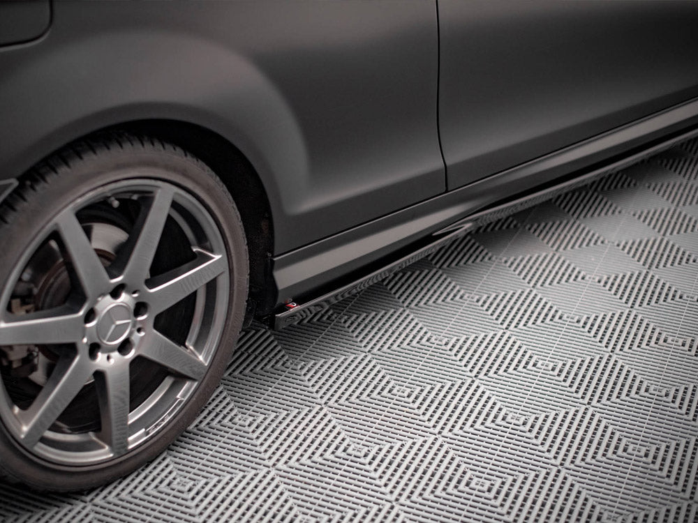 Side Skirts Diffusers Mercedes C Coupe AMG-Line C204 - Wayside Performance 