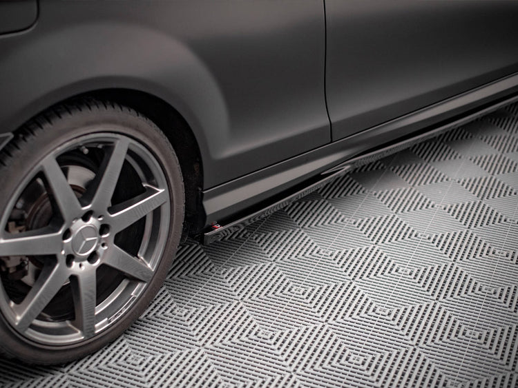 Side Skirts Diffusers Mercedes C Coupe AMG-Line C204 - Wayside Performance 