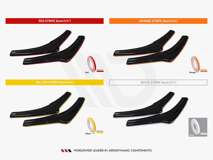 Rear Side Splitters V.1 Mercedes AMG A 45 S Aero Pack W177 - Wayside Performance 