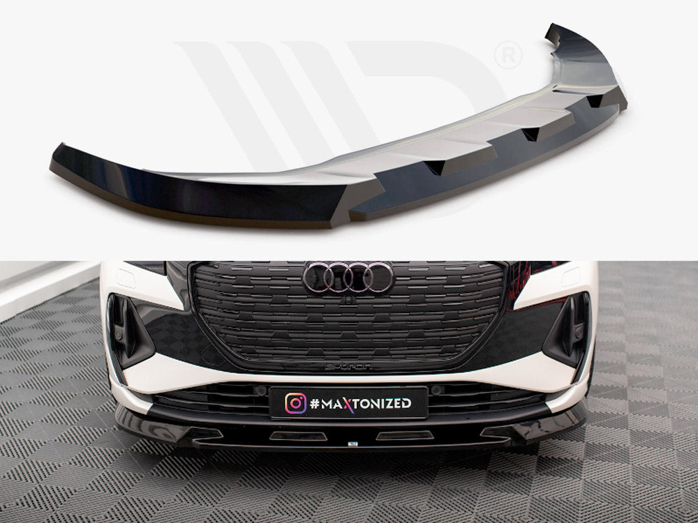 Front Splitter V.1 Audi Q4 e-Tron Sportback Mk1 - Wayside Performance 