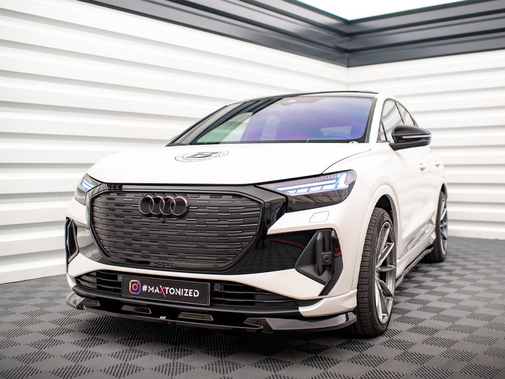 Front Splitter V.1 Audi Q4 e-Tron Sportback Mk1 - Wayside Performance 