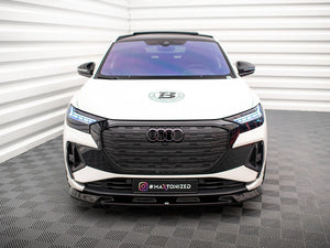 Front Splitter V.1 Audi Q4 e-Tron Sportback Mk1 - Wayside Performance 