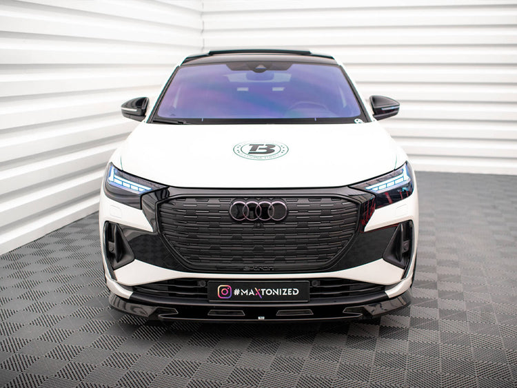 Front Splitter V.1 Audi Q4 e-Tron Sportback Mk1 - Wayside Performance 