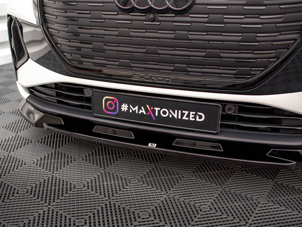 Front Splitter V.1 Audi Q4 e-Tron Sportback Mk1 - Wayside Performance 