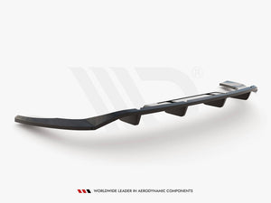 Central Rear Splitter (Vertical Bars) Audi Q4 e-Tron Sportback Mk1 - Wayside Performance 