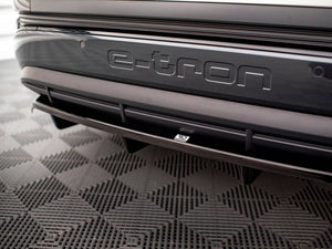 Central Rear Splitter (Vertical Bars) Audi Q4 e-Tron Sportback Mk1 - Wayside Performance 