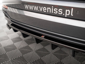 Central Rear Splitter (Vertical Bars) Audi Q3 S-Line F3 - Wayside Performance 