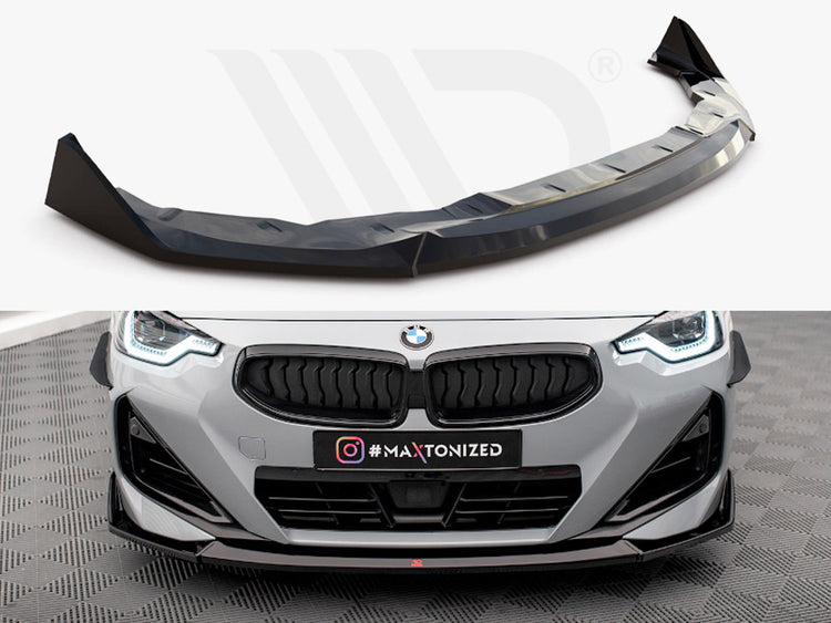 Front Splitter V.3 BMW 2 Coupe M-Pack / M240i G42 - Wayside Performance 