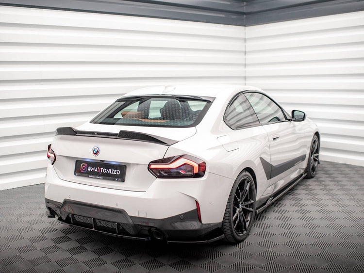 Rear Side Splitters V.2 BMW 2 Coupe M-Pack G42 - Wayside Performance 