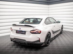 Rear Side Splitters V.2 + Flaps BMW 2 Coupe M-Pack G42 - Wayside Performance 