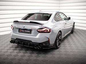 Street Pro Rear Side Splitters BMW 2 Coupe M240i G42 - Wayside Performance 