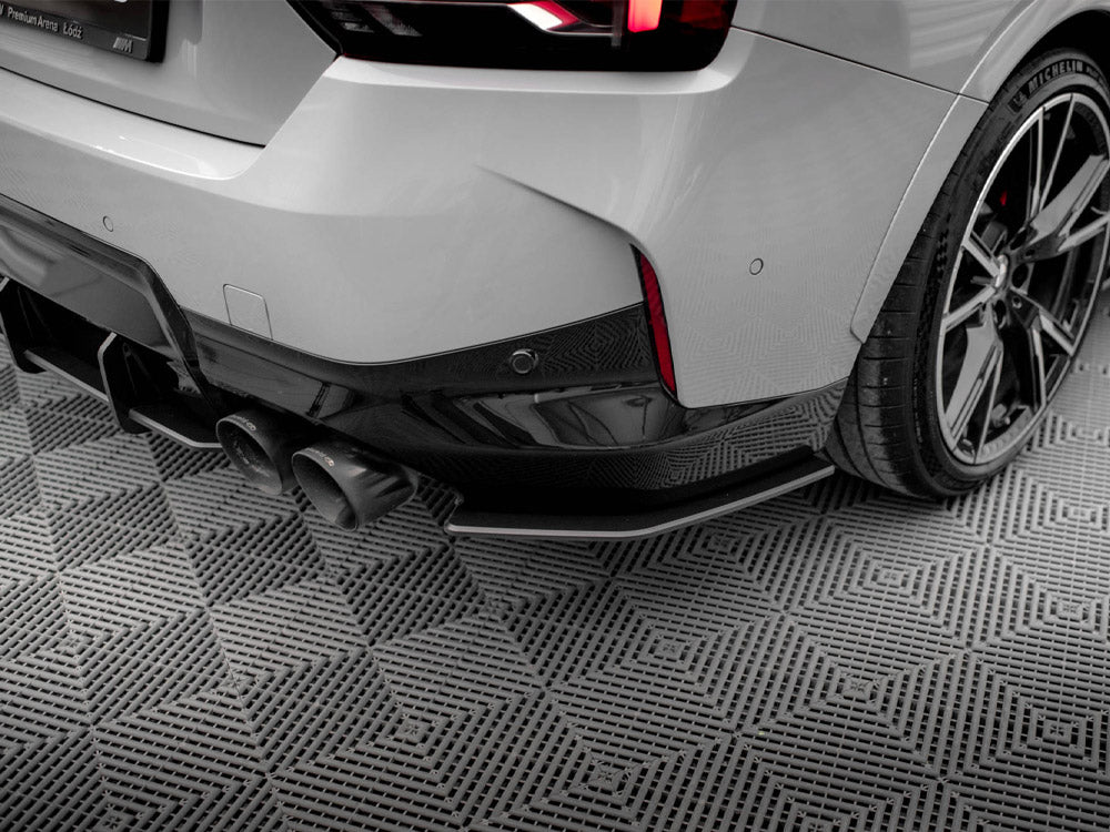 Street Pro Rear Side Splitters BMW 2 Coupe M240i G42 - Wayside Performance 