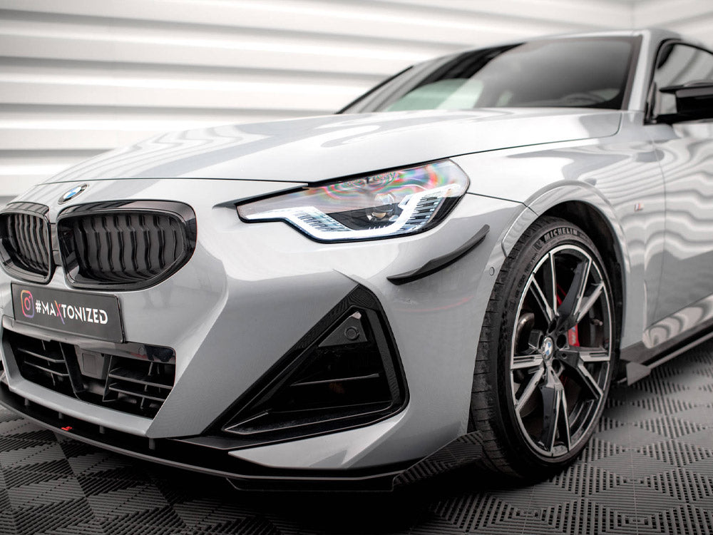 Front Bumper Wings (Canards) BMW 2 Coupe M-Pack / M240i G42 - Wayside Performance 