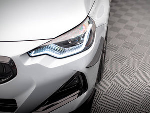 Front Bumper Wings (Canards) BMW 2 Coupe M-Pack / M240i G42 - Wayside Performance 