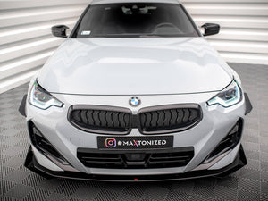 Front Bumper Wings (Canards) BMW 2 Coupe M-Pack / M240i G42 - Wayside Performance 