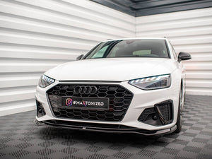 Front Splitter V.2 Audi A4 S-Line / S4 B9 Facelift - Wayside Performance 
