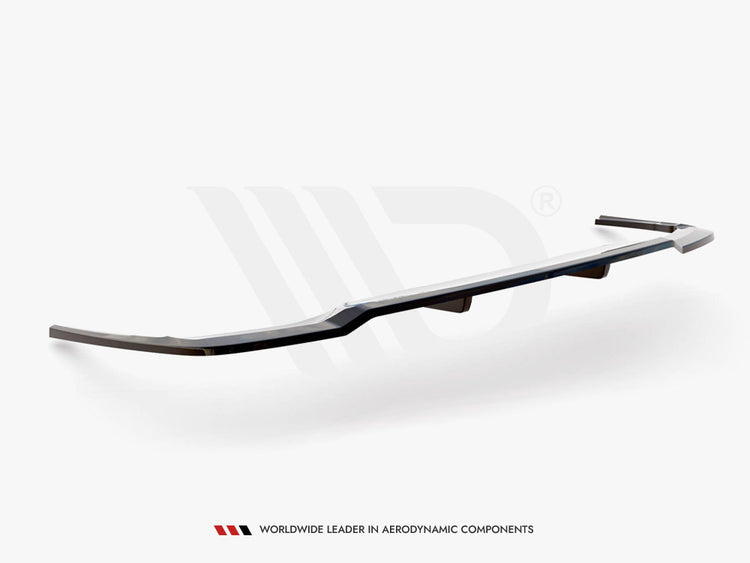 Central Rear Splitter (Vertical Bars) Audi A4 S-Line B9 Facelift - Wayside Performance 