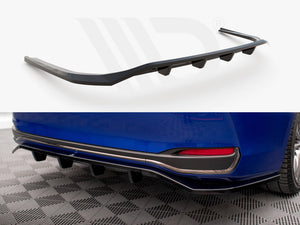 Central Rear Splitter (Vertical Bars) Lexus ES F Sport Mk7 - Wayside Performance 