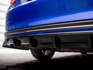 Central Rear Splitter (Vertical Bars) Lexus ES F Sport Mk7 - Wayside Performance 