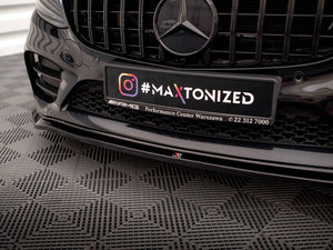 Front Splitter V.1 Mercedes-Benz C AMG Line Sedan / Coupe W205 / C205 Facelift - Wayside Performance 