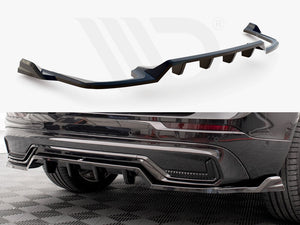 Central Rear Splitter (Vertical Bars) Volvo XC60 R-Design Mk2 Facelift - Wayside Performance 