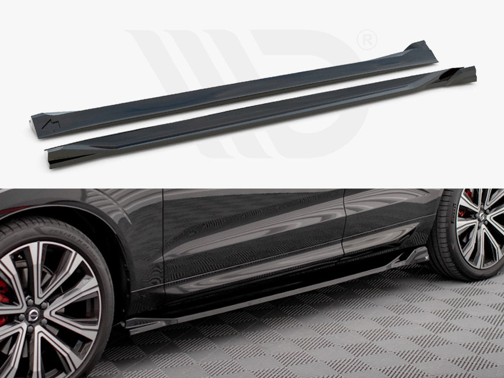 Side Skirts Diffusers Volvo XC60 R-Design Mk2 Facelift - Wayside Performance 