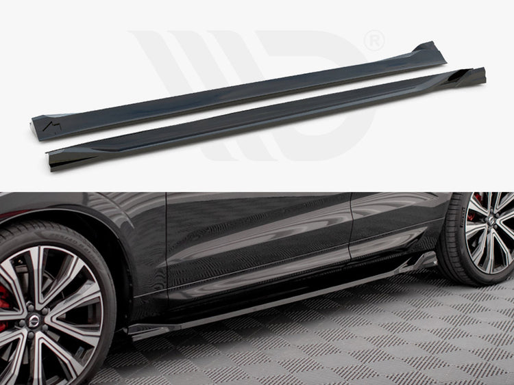Side Skirts Diffusers Volvo XC60 R-Design Mk2 Facelift - Wayside Performance 