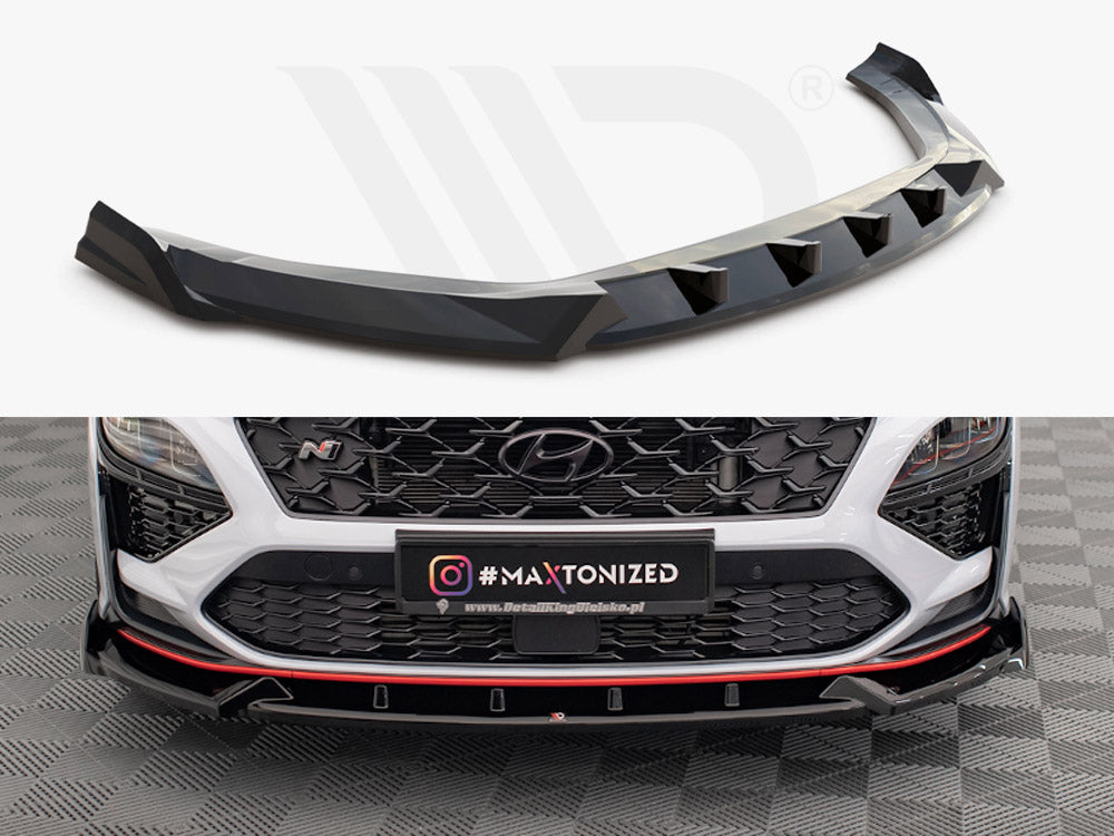 Front Splitter V.1 Hyundai Kona N Mk1 - Wayside Performance 