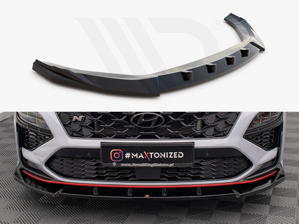 Front Splitter V.2 Hyundai Kona N Mk1 - Wayside Performance 