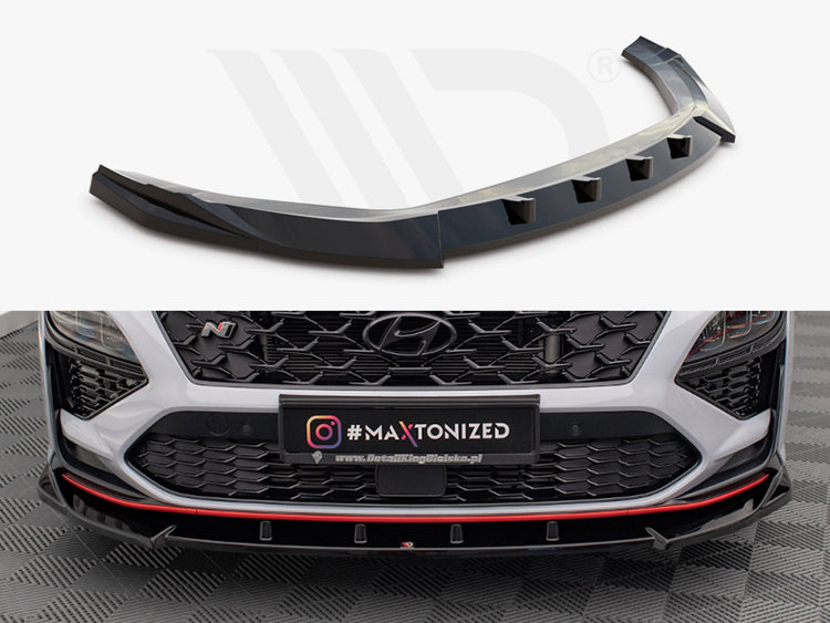 Front Splitter V.2 Hyundai Kona N Mk1 - Wayside Performance 