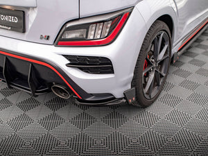 Rear Side Splitters V.1 + Flaps Hyundai Kona N Mk1 - Wayside Performance 