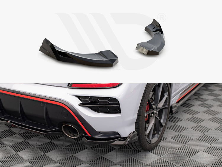 Rear Side Splitters V.2 Hyundai Kona Mk1 - Wayside Performance 