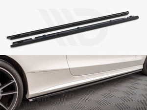Side Skirts Diffusers Mercedes C Coupe AMG-Line C205 Facelift - Wayside Performance 