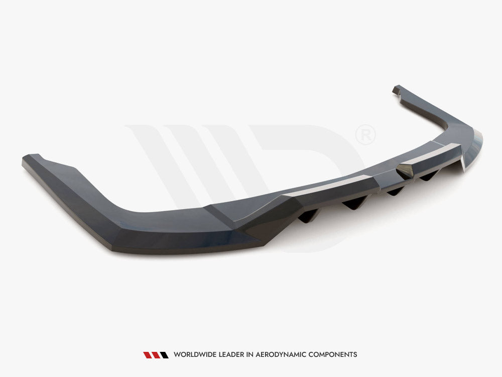 Central Rear Splitter (Vertical Bars) Hyundai Elantra Mk7 - Wayside Performance 
