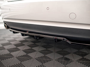 Central Rear Splitter (Vertical Bars) Audi A5 Coupe 8T Facelift - Wayside Performance 