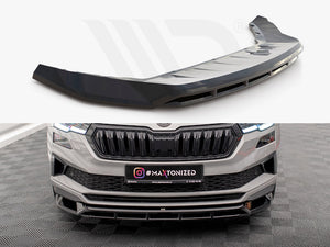 Front Splitter Skoda Karoq Sportline Mk1 Facelift - Wayside Performance 