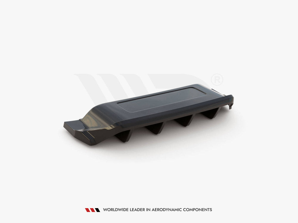 Central Rear Splitter (Vertical Bars) Volkswagen T-Roc R Mk1 Facelift - Wayside Performance 